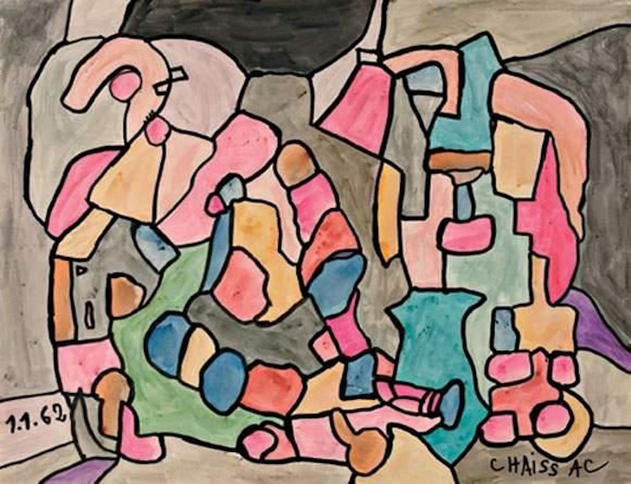 “CHARACTERS” by Gaston Chaissac
