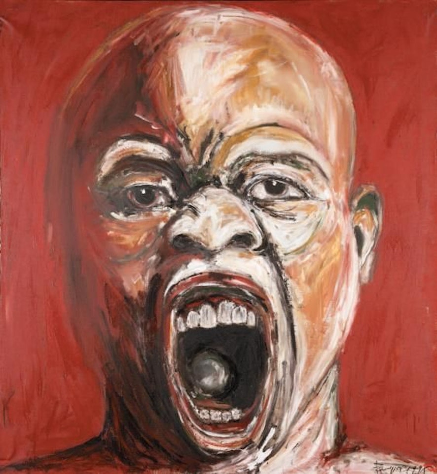 “HEAD OF MAN N° 2” by Philippe Pasqua