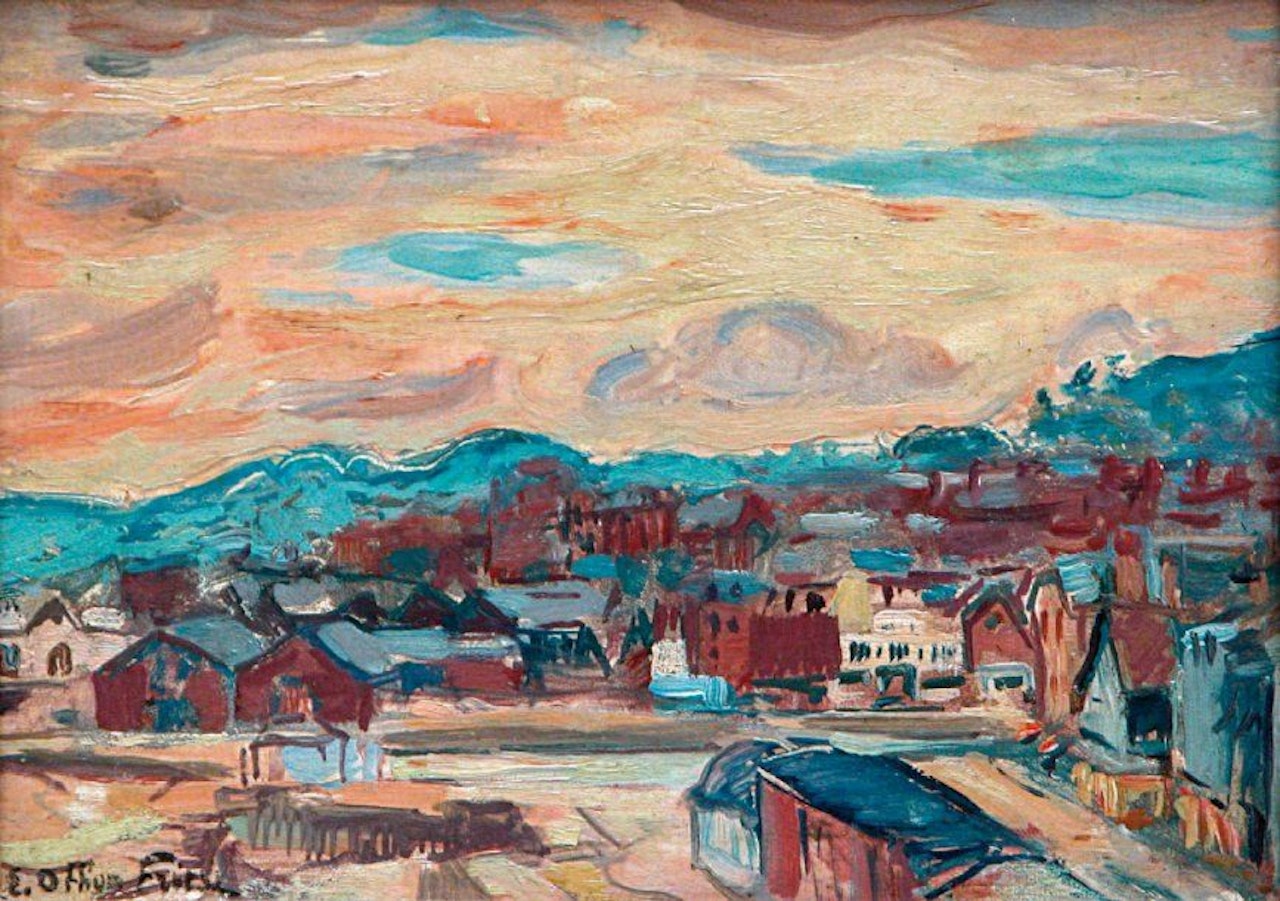 View of Honfleur by Othon Friesz