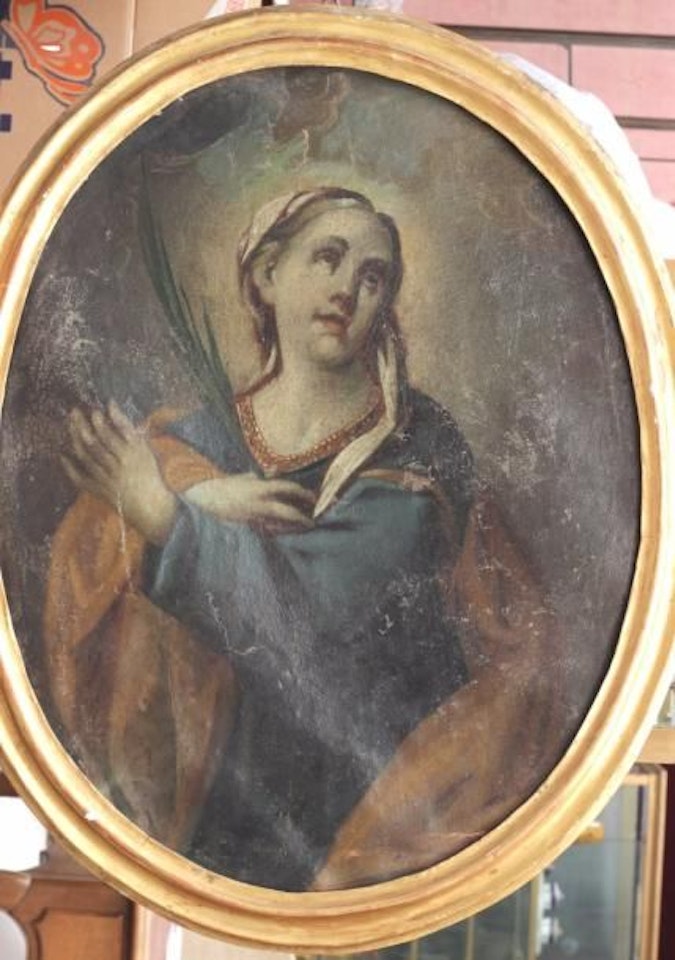 Portrait of a Saint by Italian School