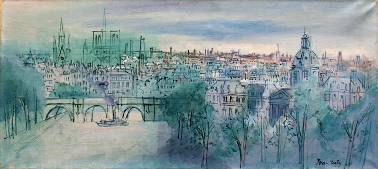 Panorama of Paris by Jean Dufy