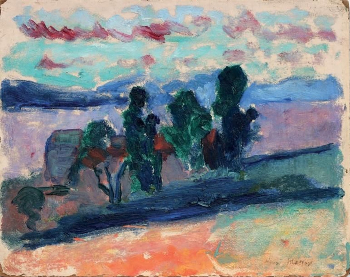 Landscape of Saint-Tropez at Twilight by Henri Matisse