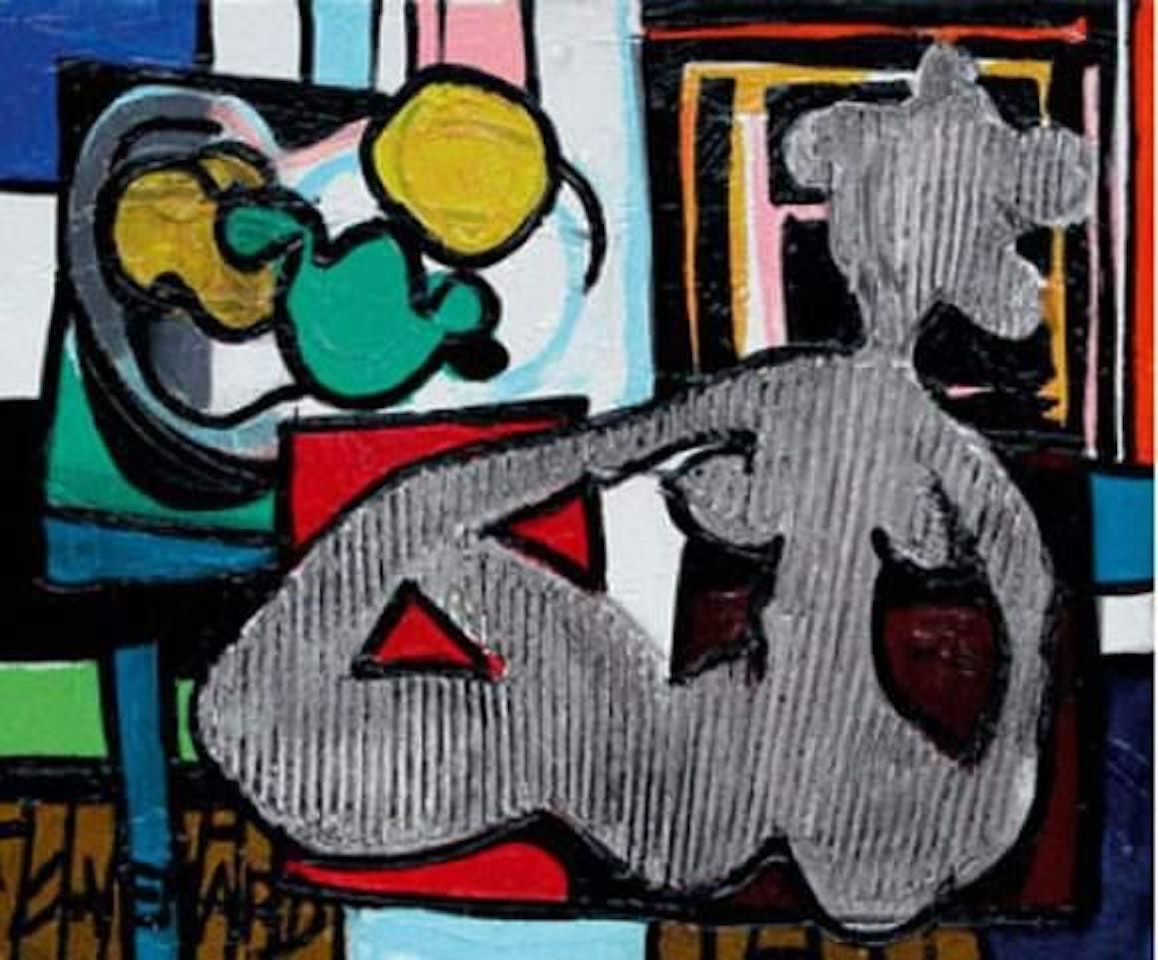 The model and fruit bowl by Claude Venard