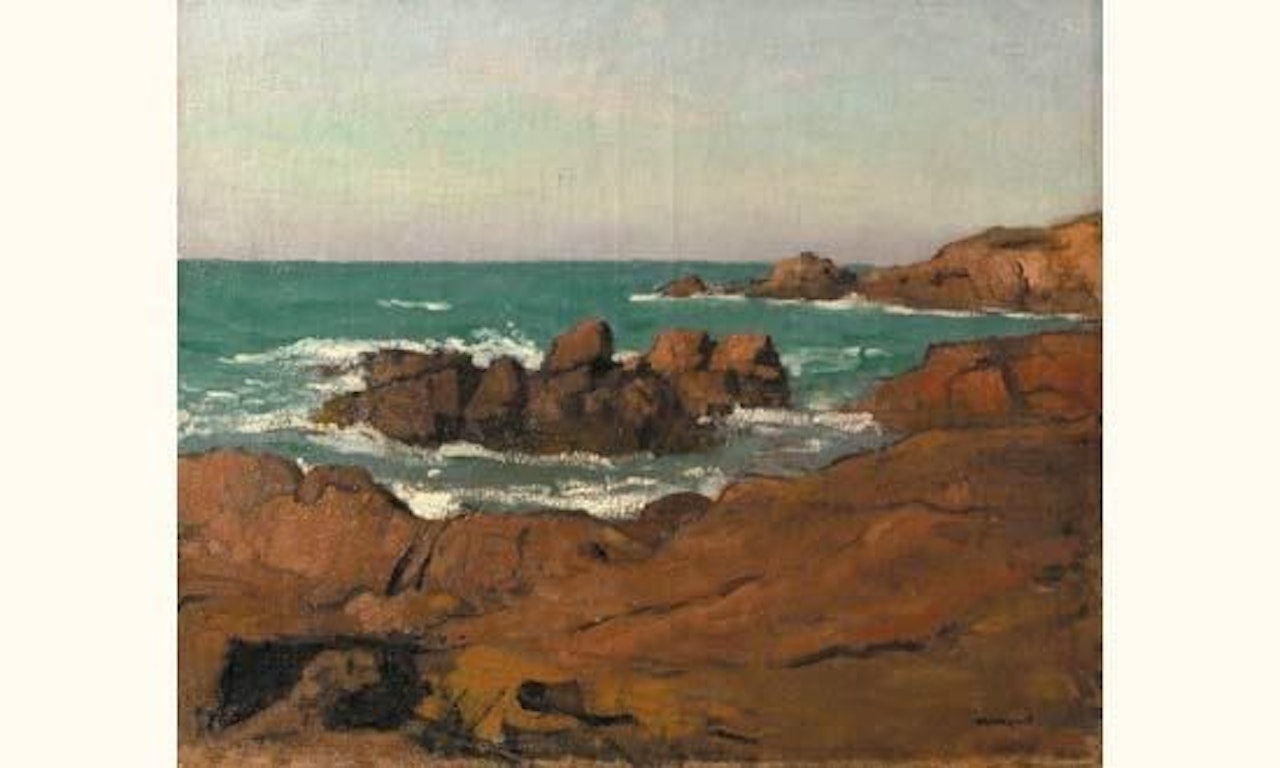 Rocks at the Percaillerie by Albert Marquet