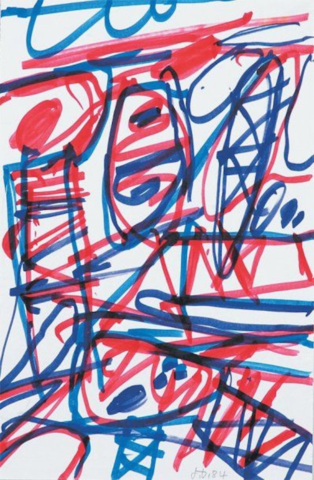 “PHANIE II” by Jean Dubuffet