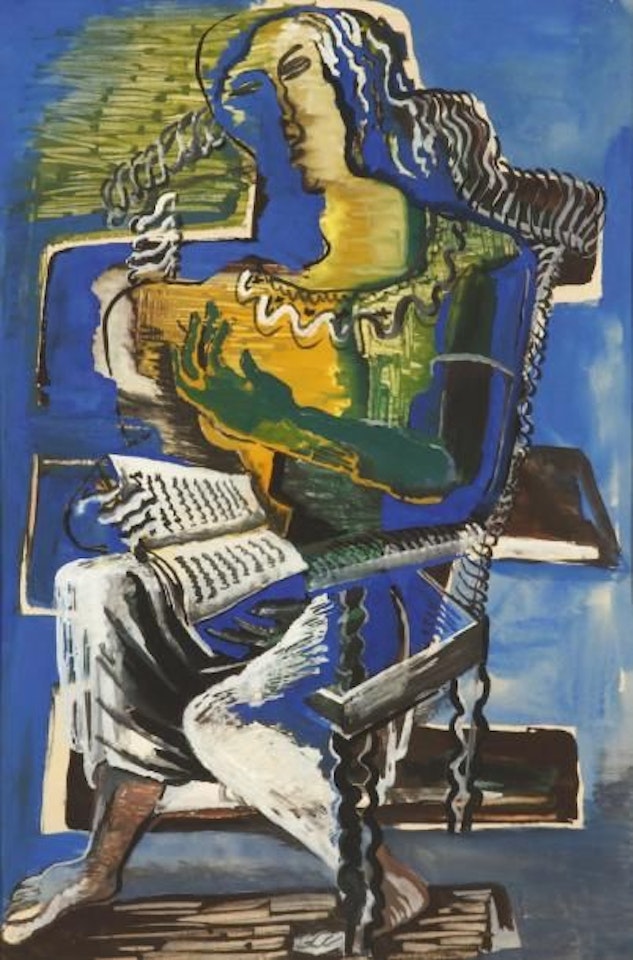 “LA LISEUSE EN BLEUE” by Ossip Zadkine