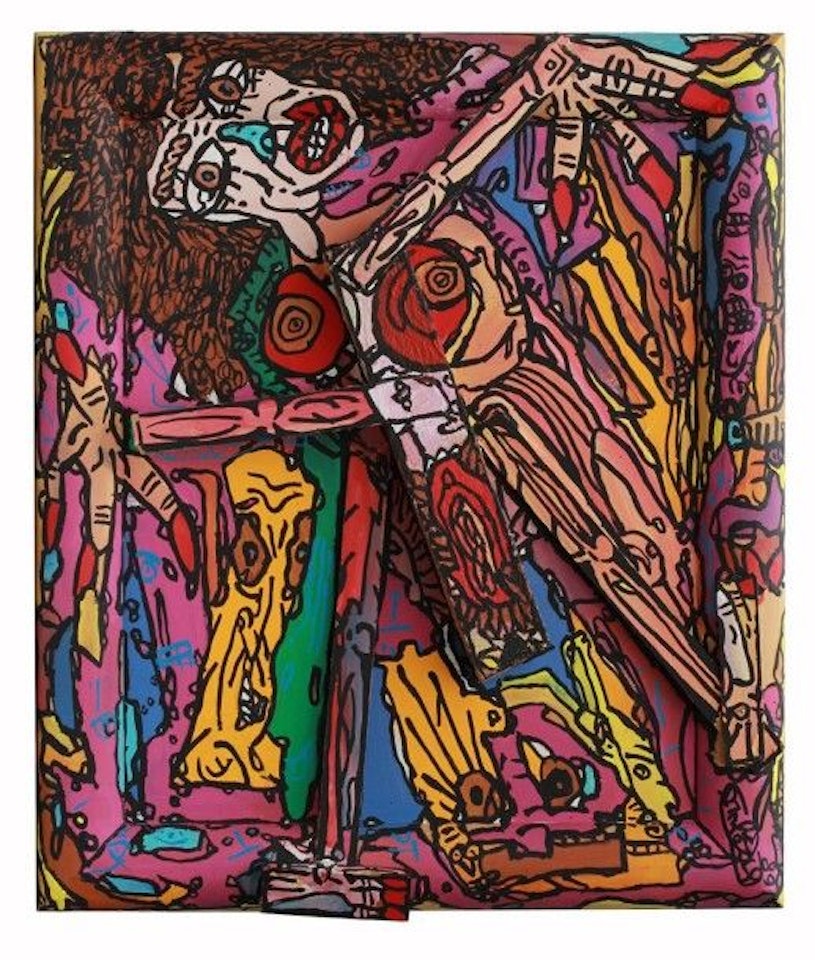 La femme au bout de bois by Robert Combas