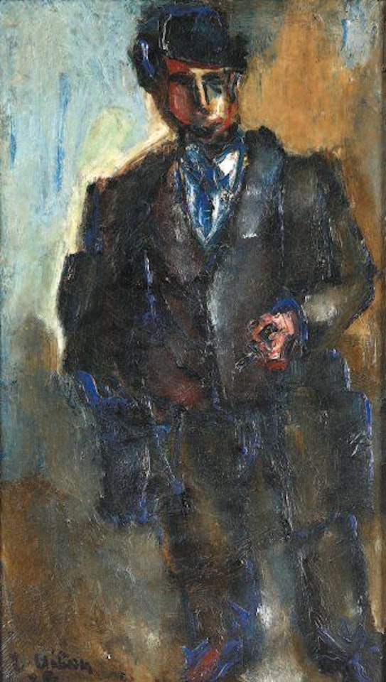 "PORTRAIT OF GEORGES BINE" by Jean Hélion
