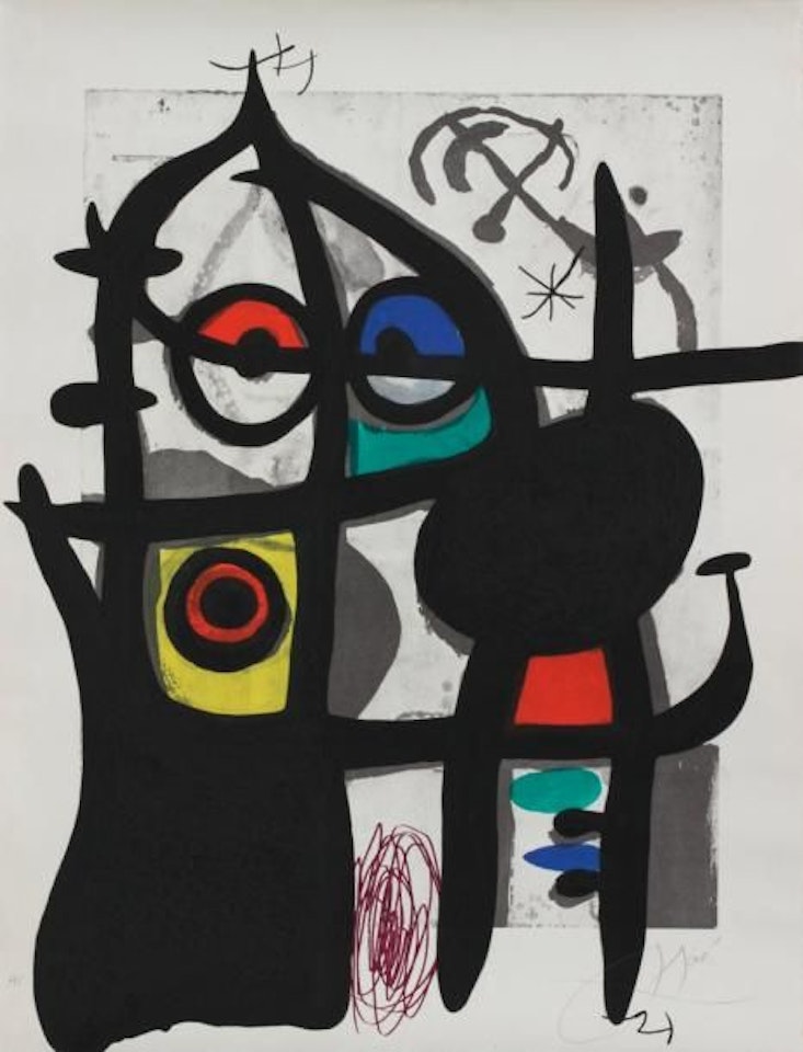 The Captive by Joan Miró