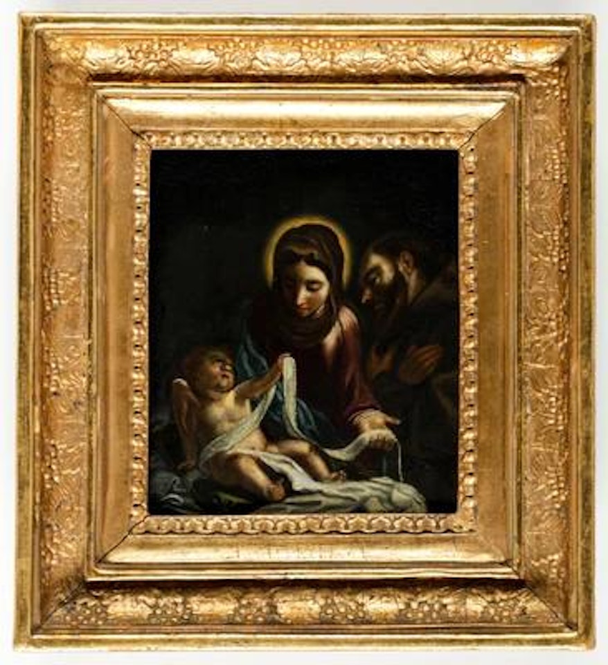 Madonna mit Christuskind und dem Hl. Antonius by Italian School