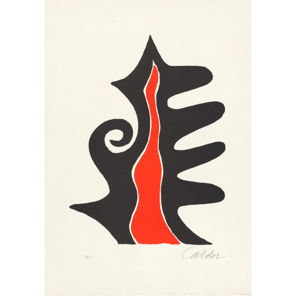 Untitled (Derriere le Miroir #201) by Alexander Calder