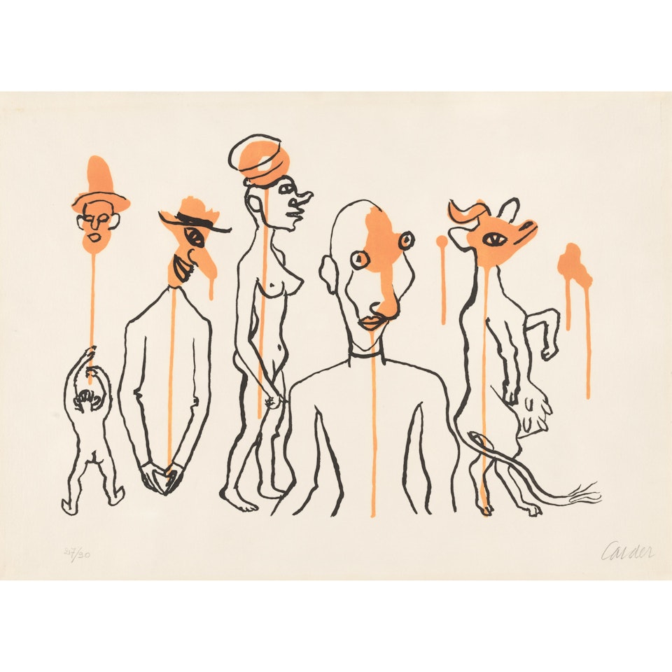 Personnages by Alexander Calder