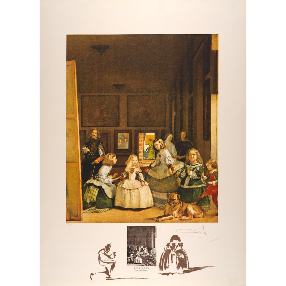 Velasquez "Las Meninas," from Changes in Great Masterpieces (Field 74-2-D) by Salvador Dali
