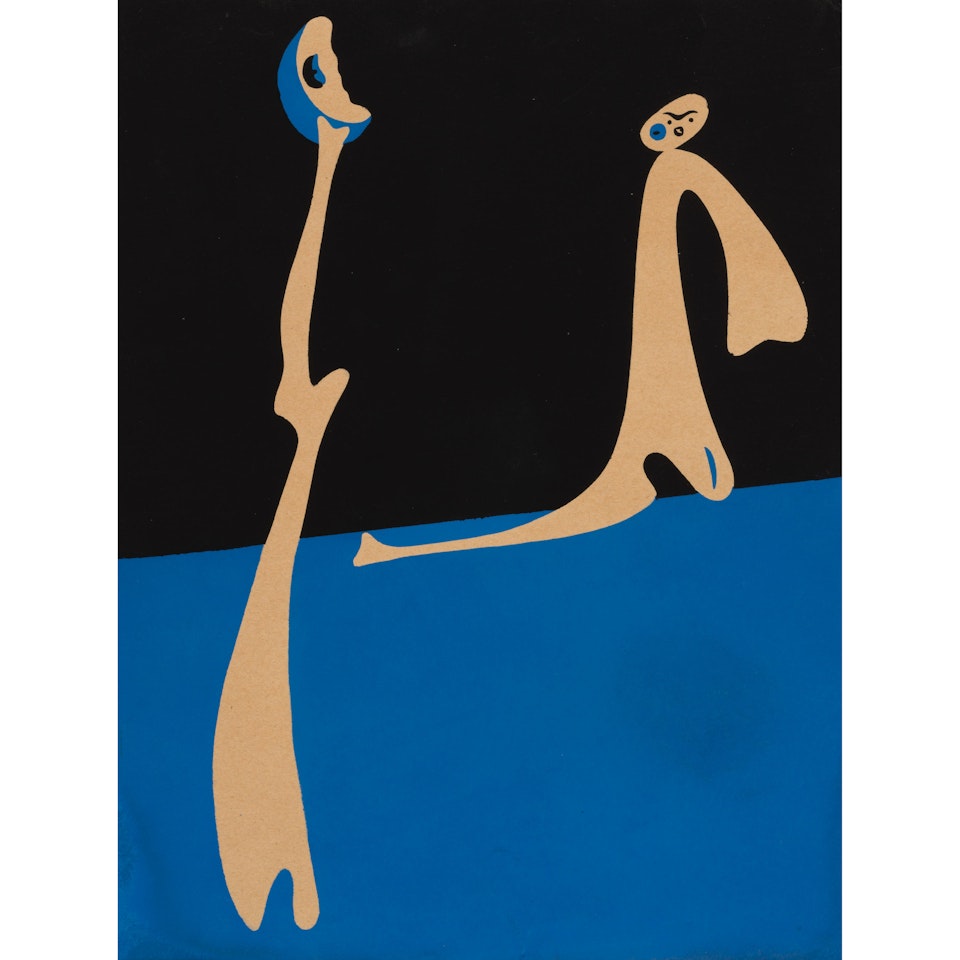 Untitled, from Cahiers d"art Nos I-IV (Dupin 14; Cramer III) by Joan Miró