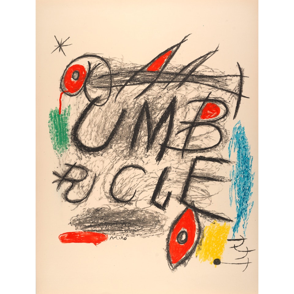 Umbracle (Maeght 922) by Joan Miró