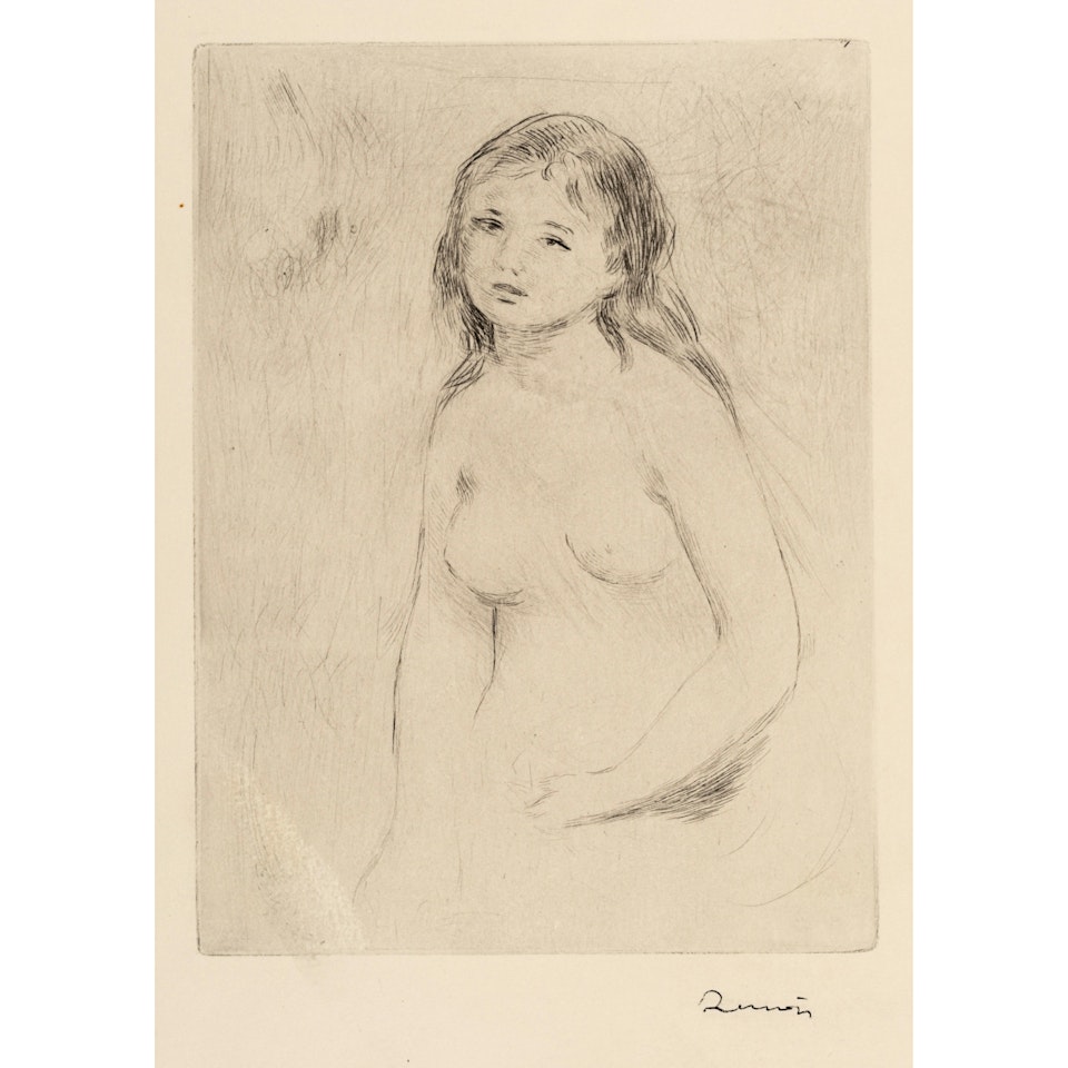 Étude pour une baigneuse (Delteil/Stella 16) by Pierre-Auguste Renoir