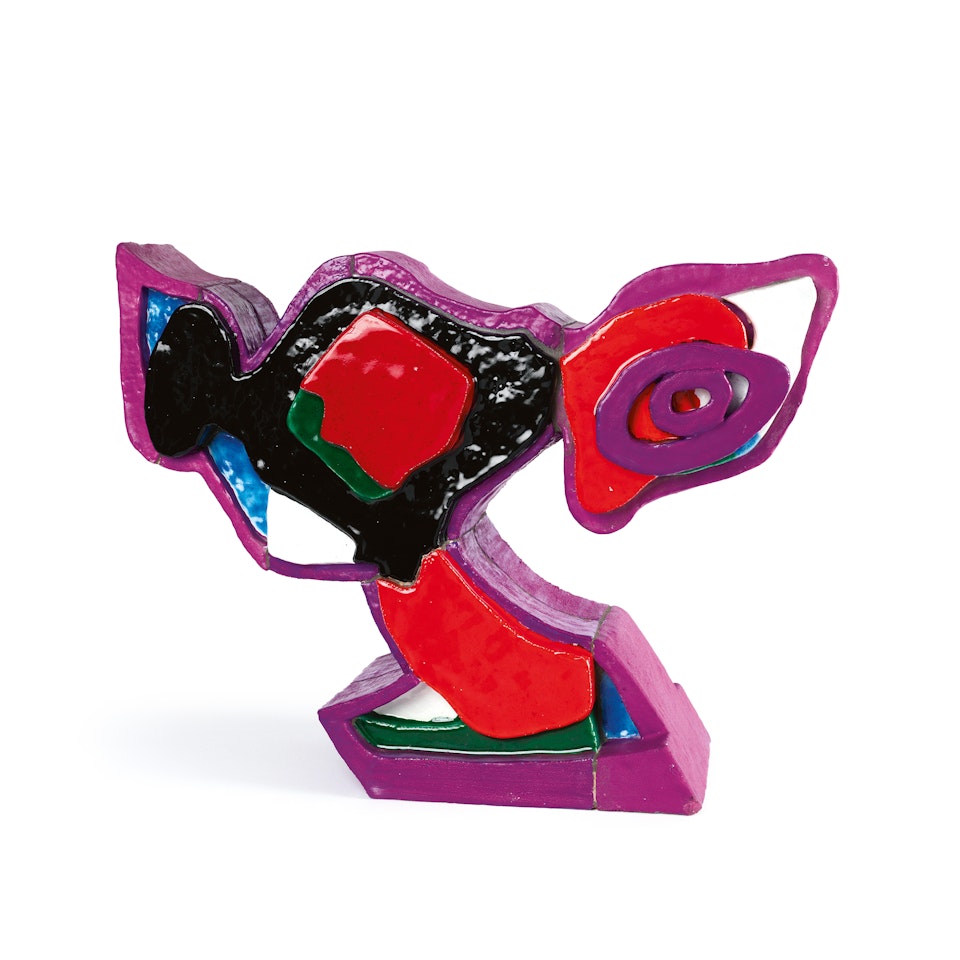 Purple Bird by Karel Appel