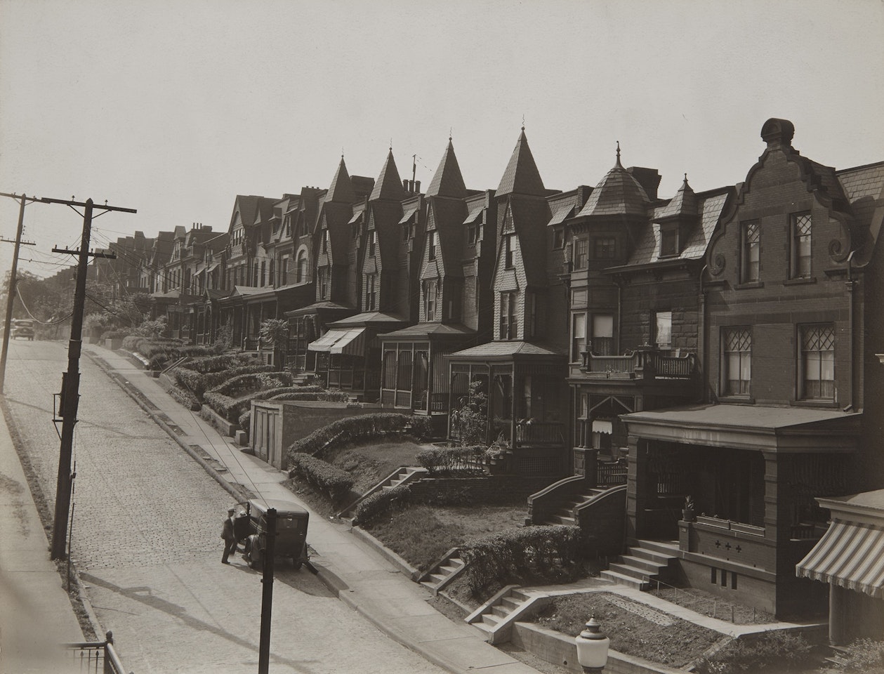 Ophelia St., Pittsburgh, Pa. by Berenice Abbott