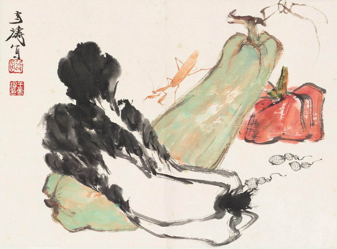 VEGETABLES AND INSECT by Wang Xuetao
