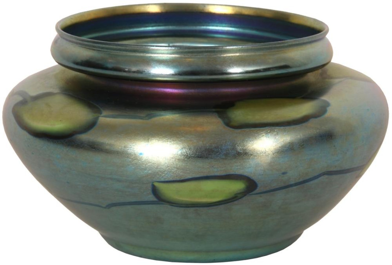 Favrile glass vase by Tiffany Studios