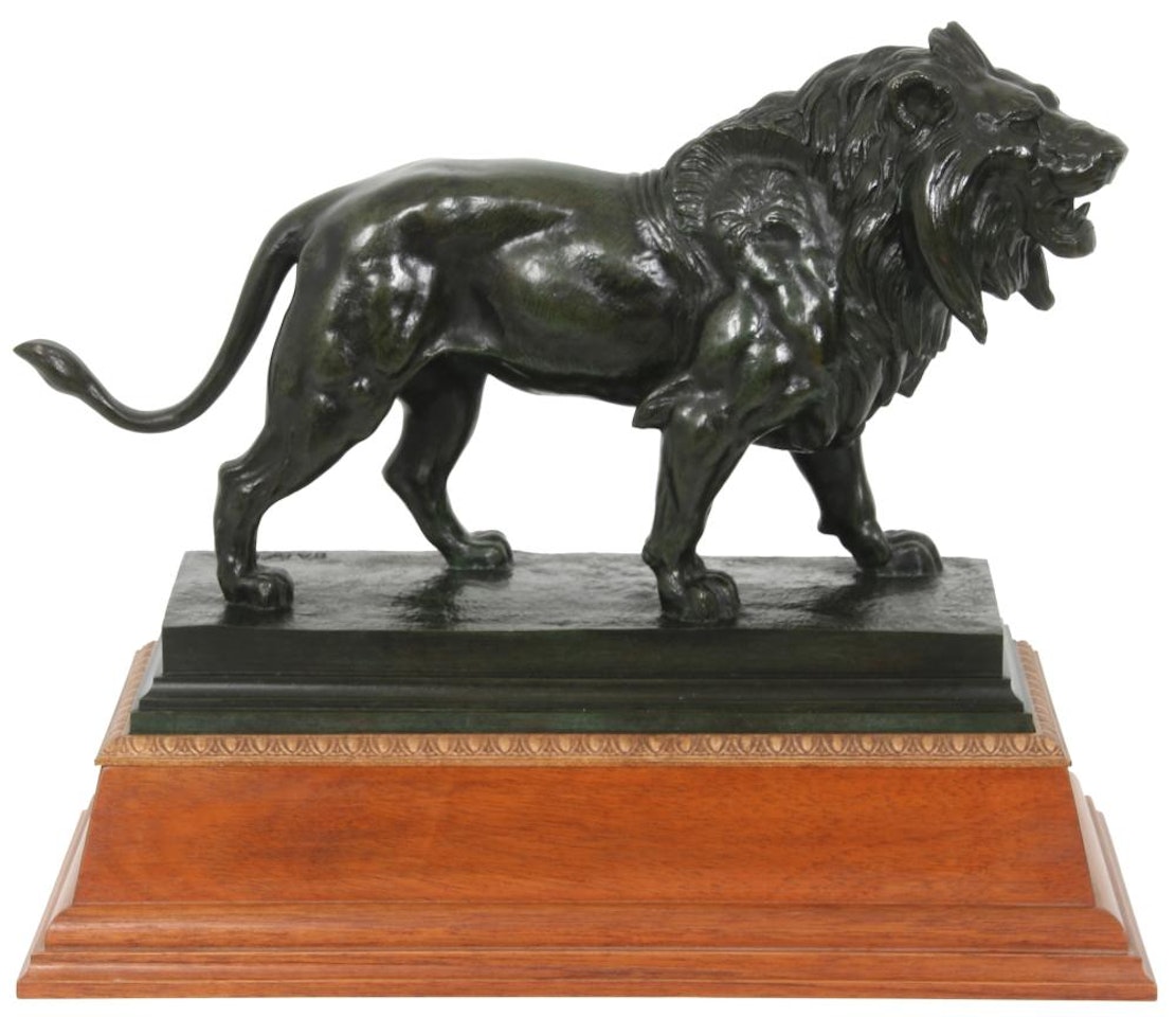 Bronze Lion by Antoine-Louis Barye