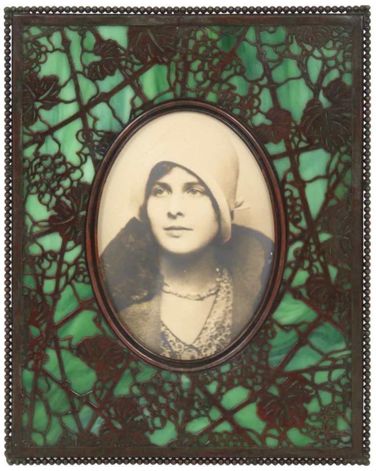 Grapevine Overlay Frame by Tiffany Studios