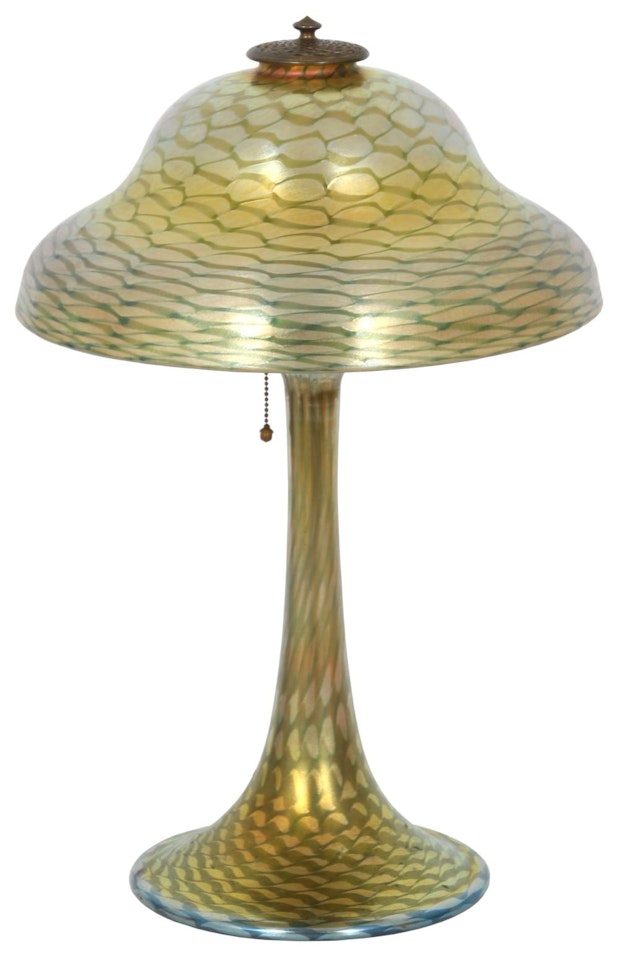 Favrile Glass Table Lamp by Tiffany Studios
