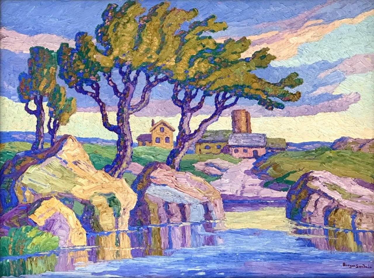 "Between Showers" by Birger Sandzen