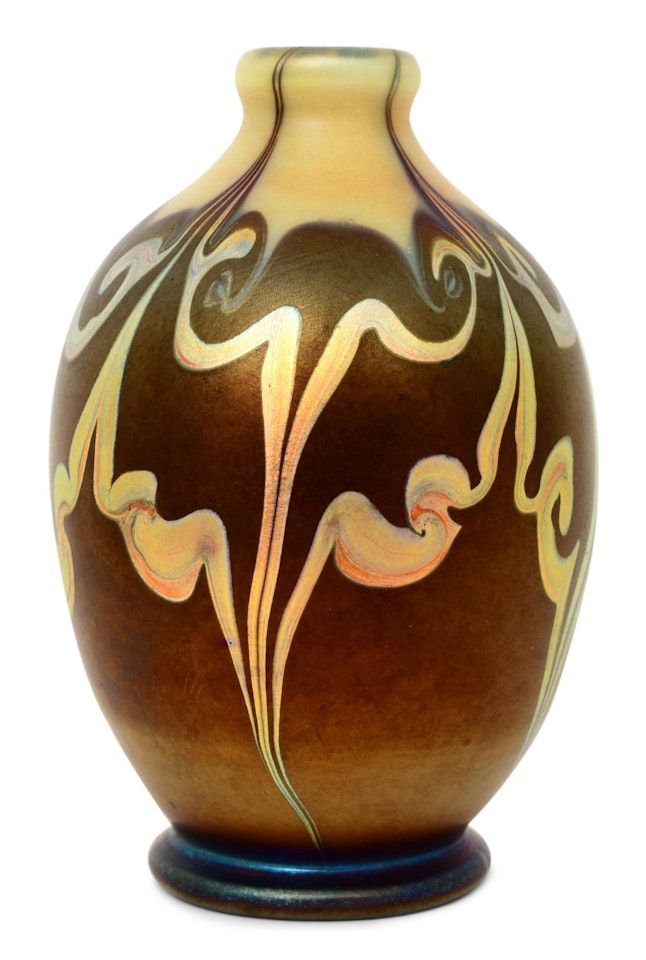 Decorated Vase by Tiffany Studios