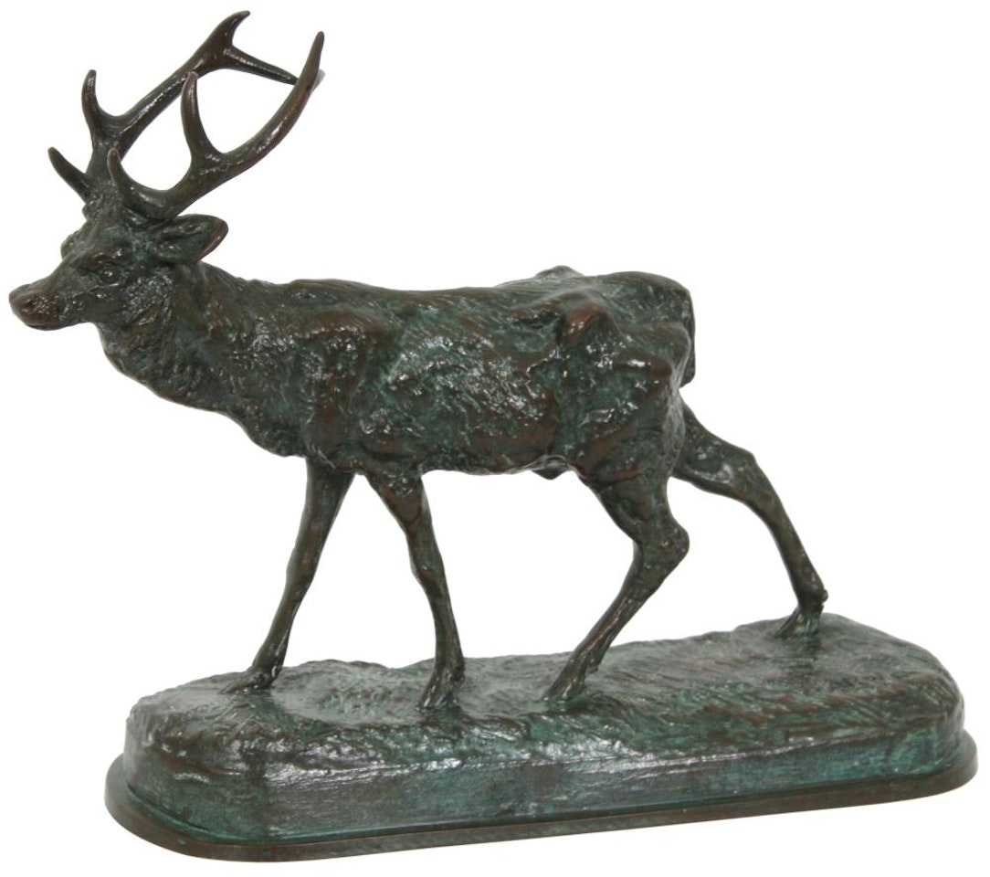 Bronze Stag by Antoine-Louis Barye
