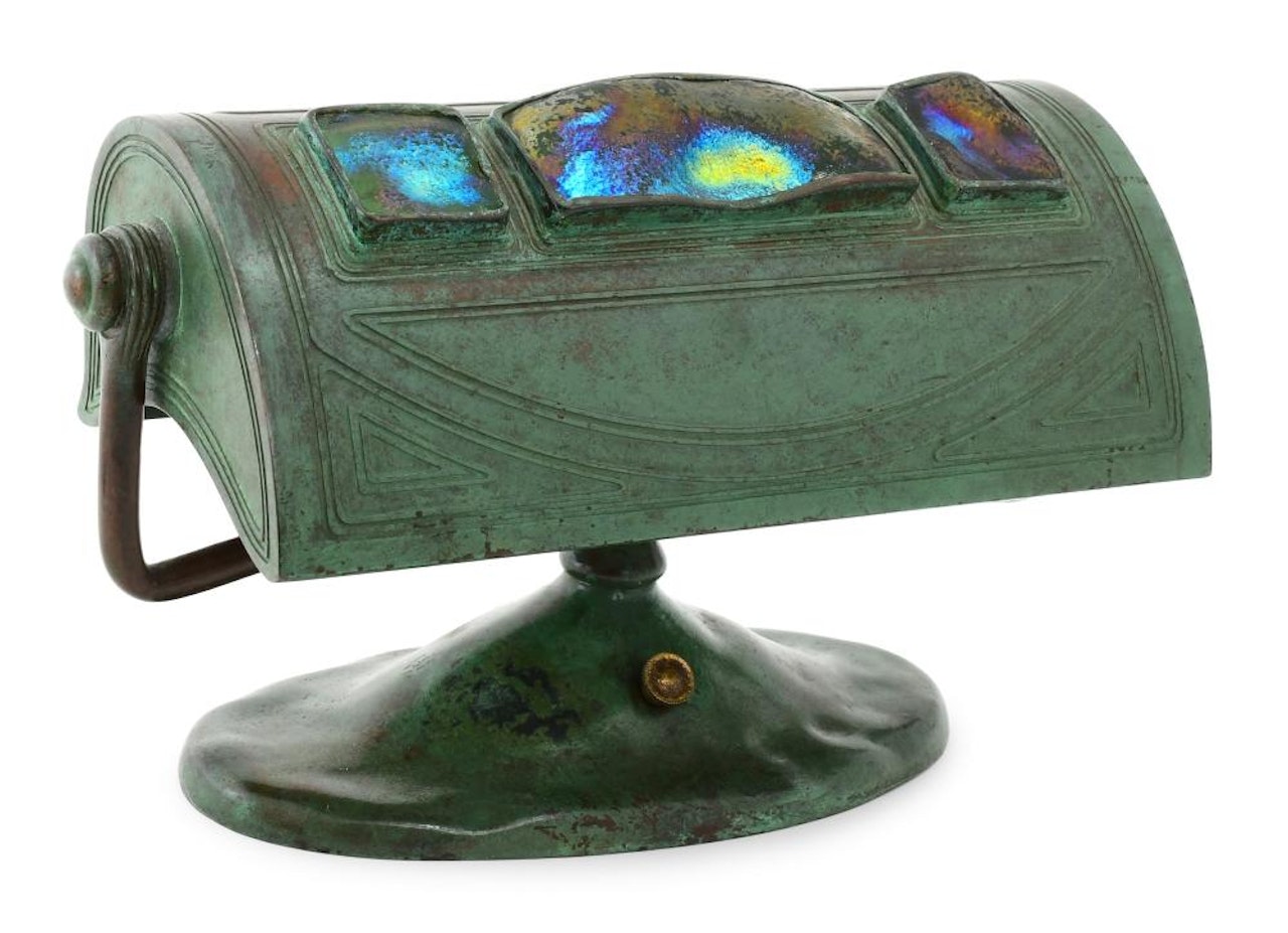 "Turtle-Back" Desk Lamp by Tiffany Studios