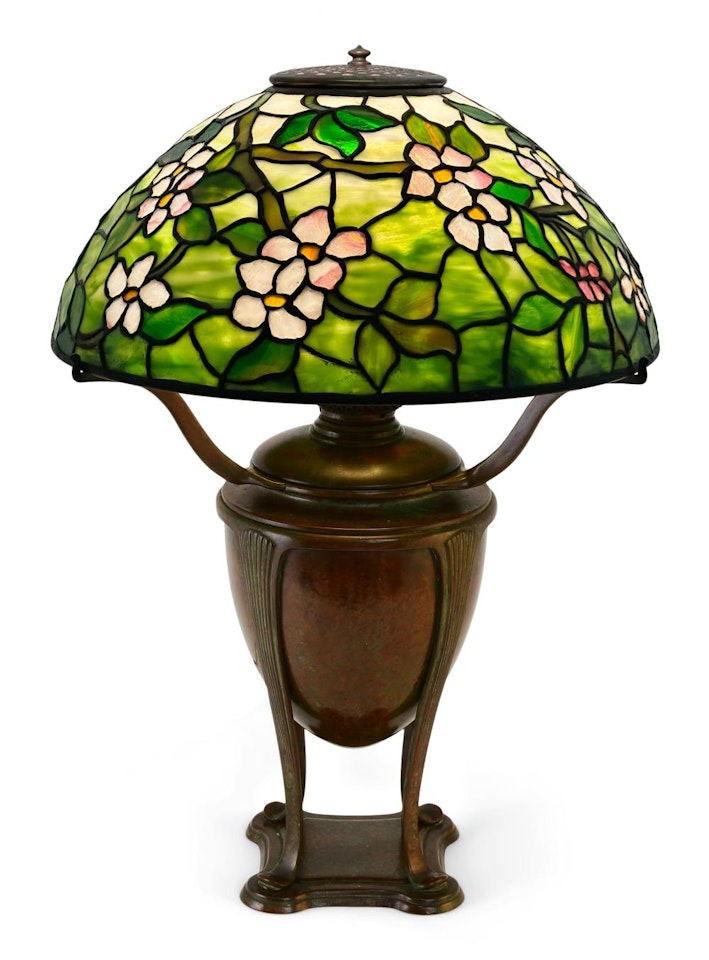 "Apple Blossom" Table Lamp by Tiffany Studios