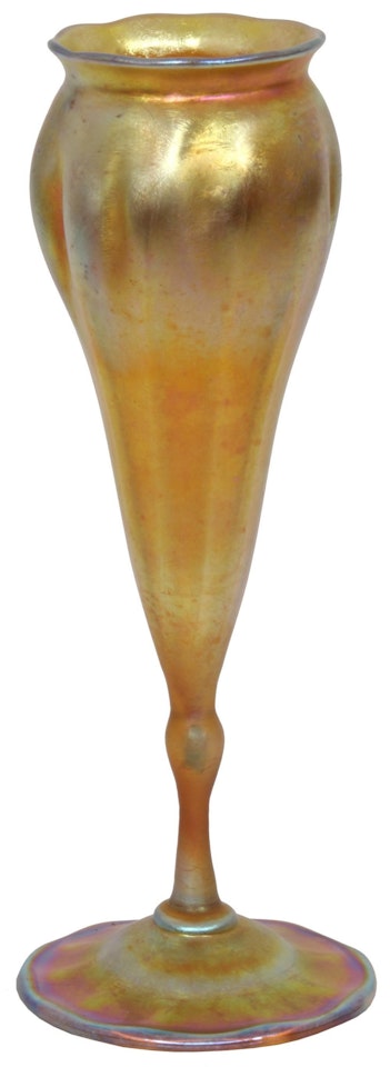 Favrile glass floriform vase by Tiffany Studios
