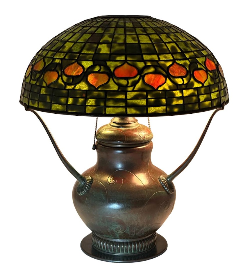 "Acorn" Table Lamp by Tiffany Studios