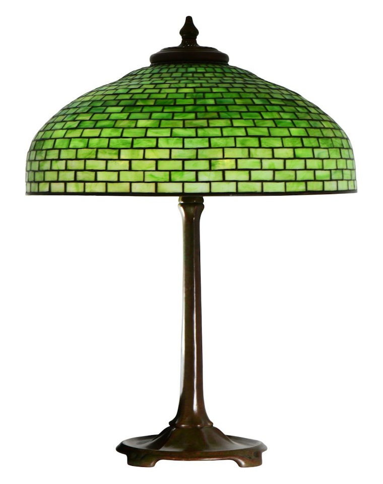 "Geometric" Table Lamp by Tiffany Studios