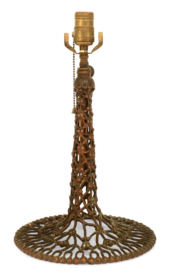 "Ginkgo Berry" Table Lamp Base by Tiffany Studios