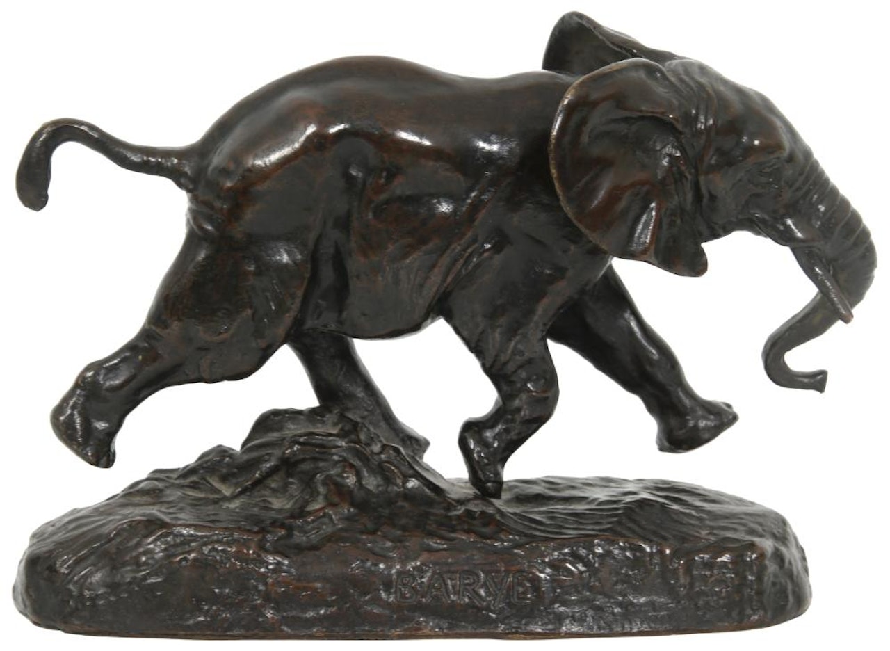 Bronze Elephant by Antoine-Louis Barye