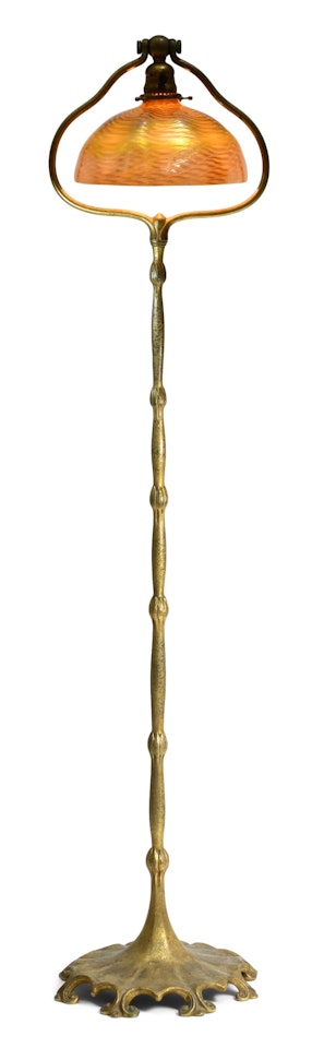 "Harp" Floor Lamp by Tiffany Studios