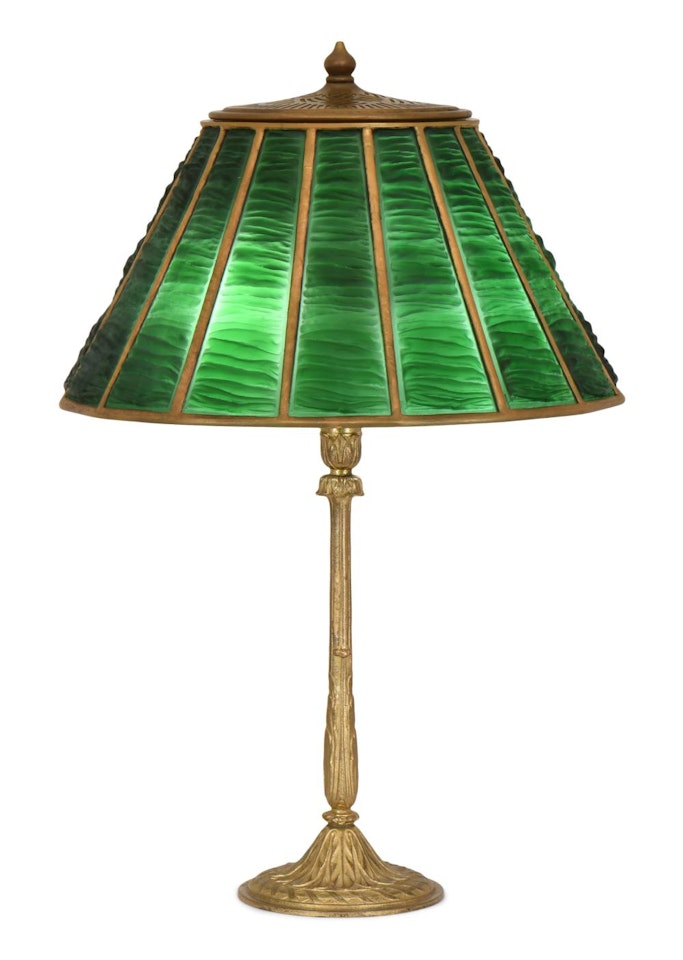 "Linenfold" Table Lamp by Tiffany Studios