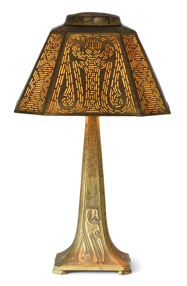 "Chinese" Table Lamp by Tiffany Studios