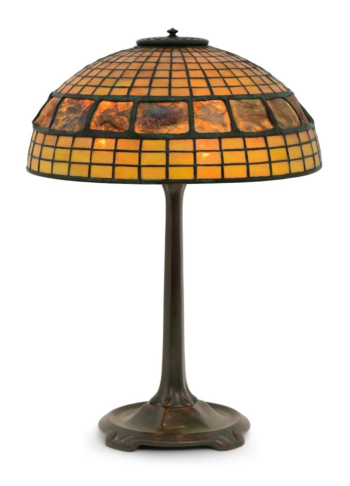 "Turtle-Back" Table Lamp by Tiffany Studios