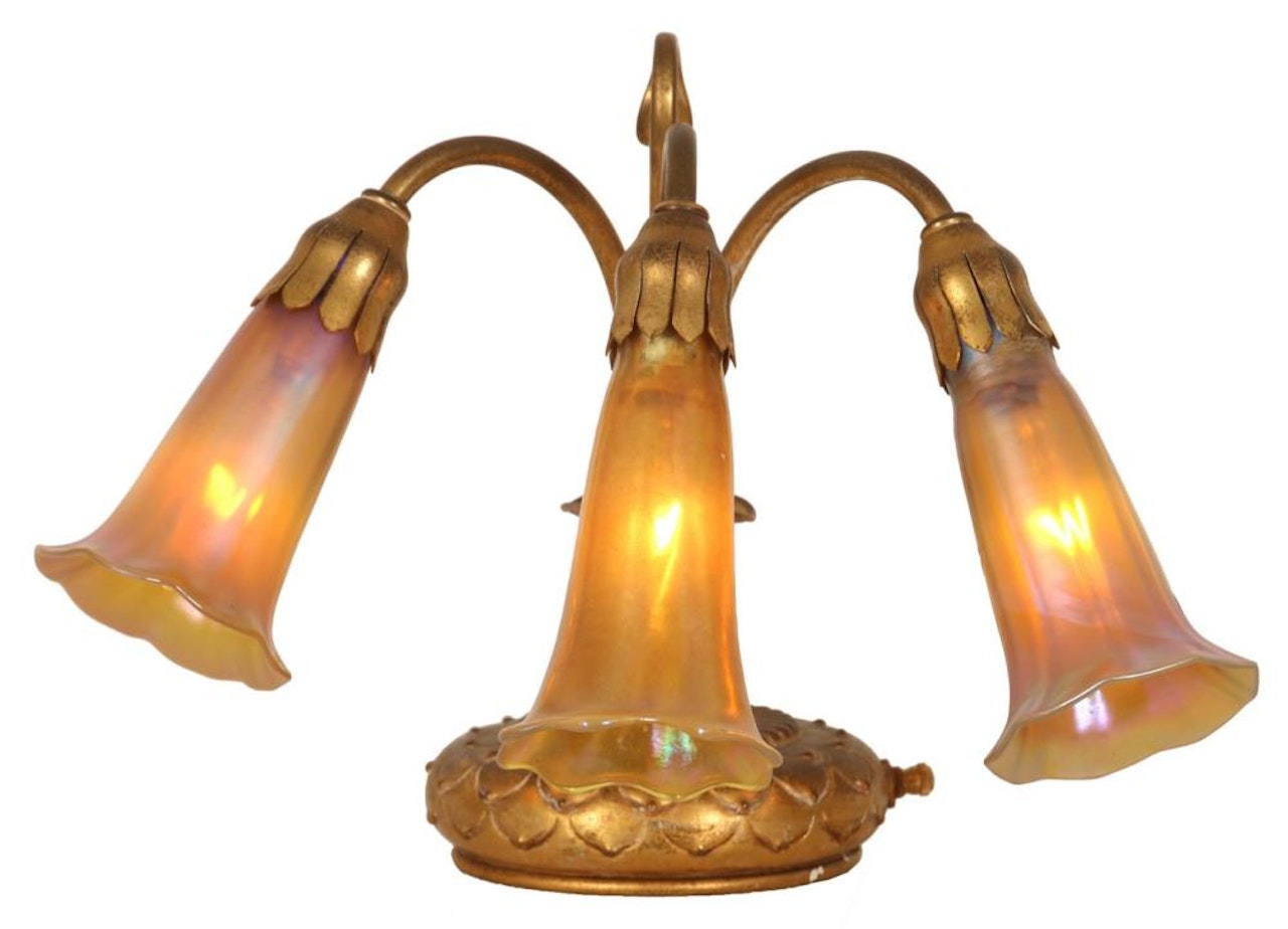 piano lamp by Tiffany Studios