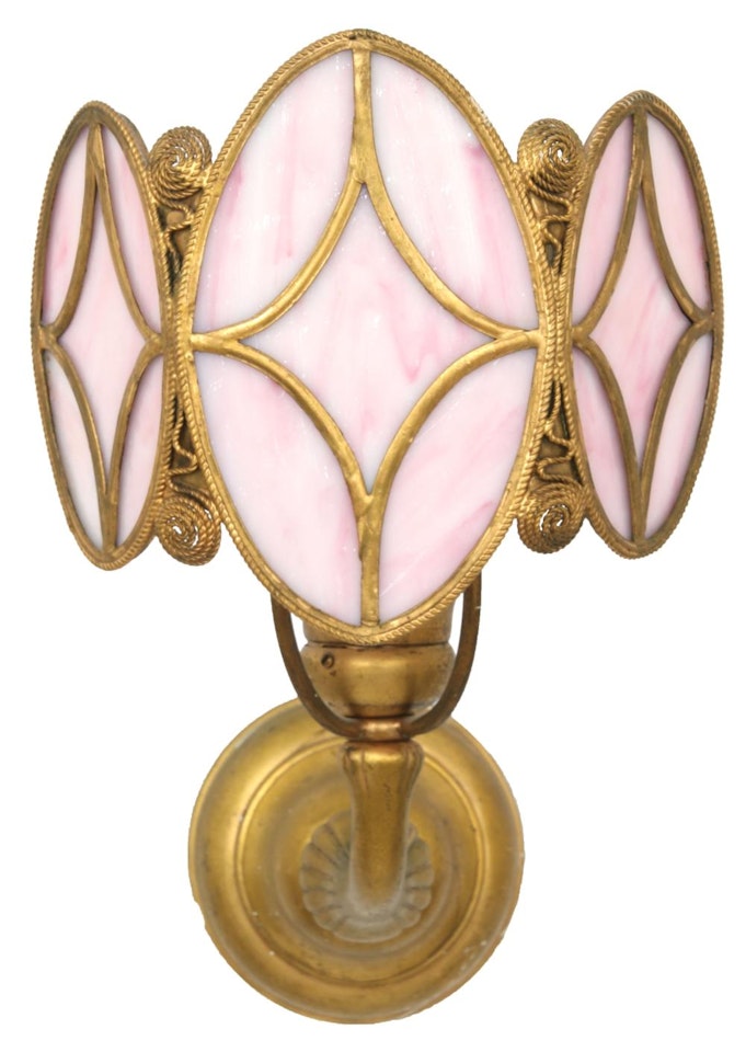 Leaded Wall Sconce. by Tiffany Studios
