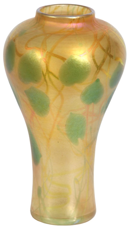 Leaf and Vine Vase by Tiffany Studios