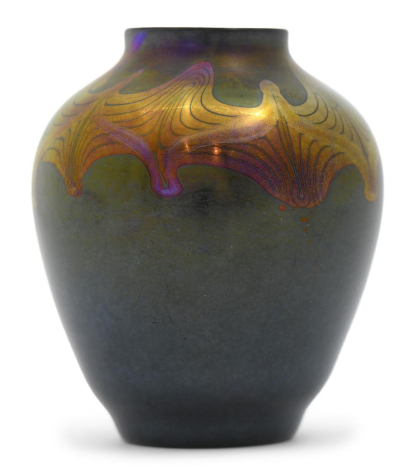 Decorated Vase by Tiffany Studios