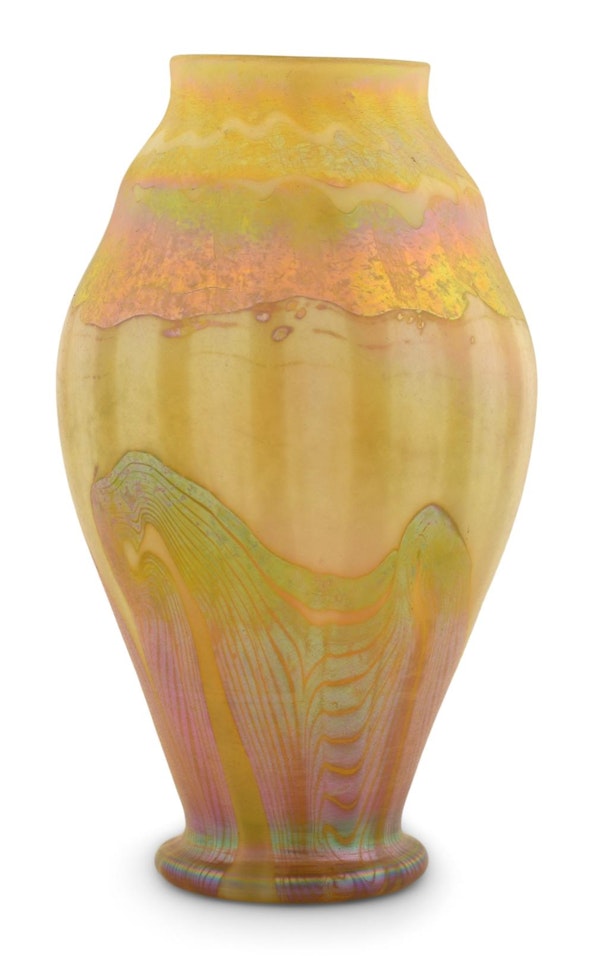 Decorated Vase by Tiffany Studios