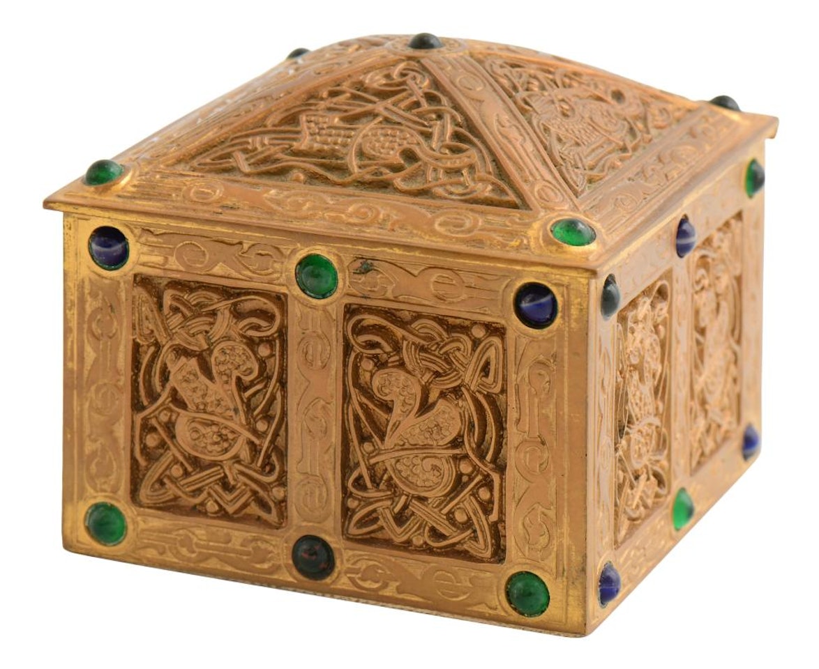 "Ninth Century" Inkwell by Tiffany Studios