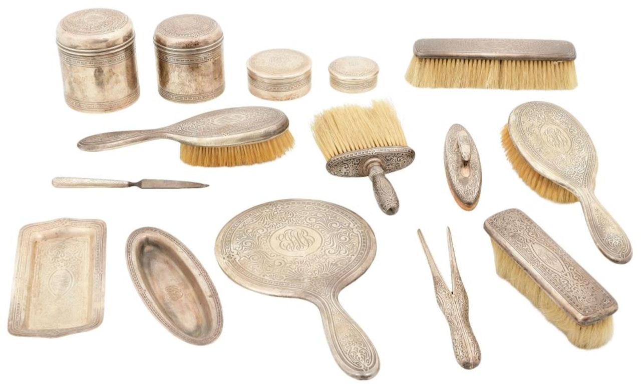 15-Piece Dresser Set by Tiffany & Co.