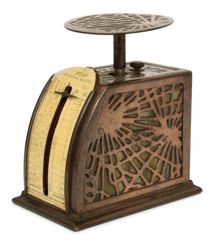 "Pine Needle" Postage Scale by Tiffany Studios
