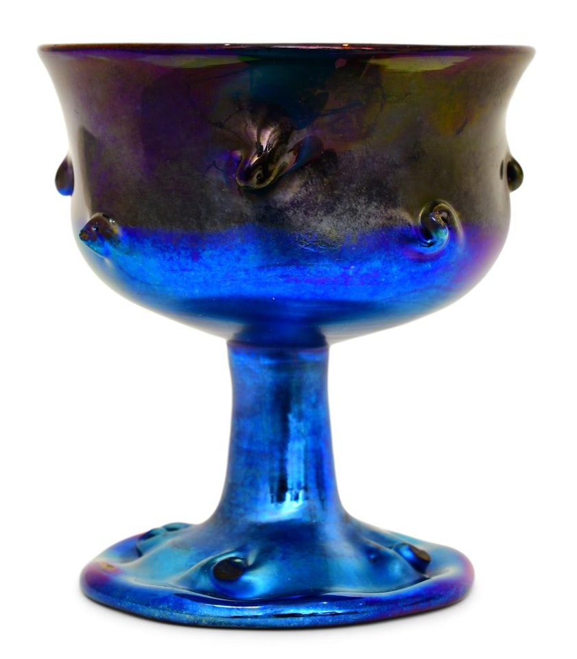 Pinched Goblet by Tiffany Studios